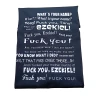 Футболка с надписью "Fгck you Tony fk you Ezekiel
