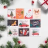 Мини открытка 'машина. Merry xmas'