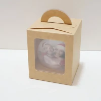 Коробка для шара 8-10 см с окном