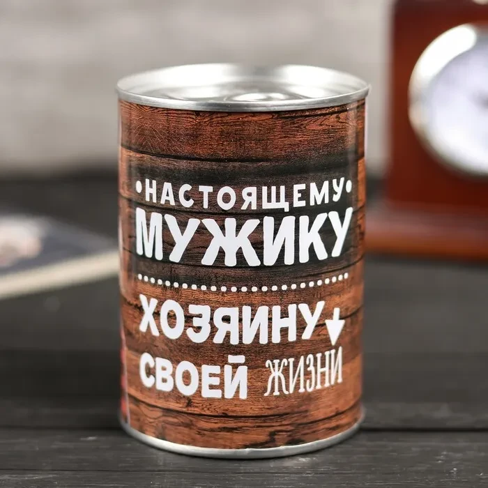 Галстук бабочка в сувенирной банке